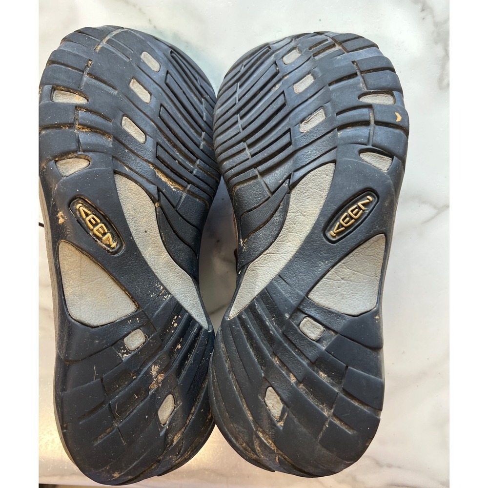 Keen Presidio Women's Brown Leather Walking Shoes Size 9.5 Comfortable Lace Up - Picture 3 of 8